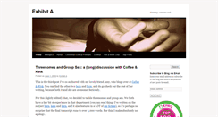 Desktop Screenshot of exhibitunadorned.com